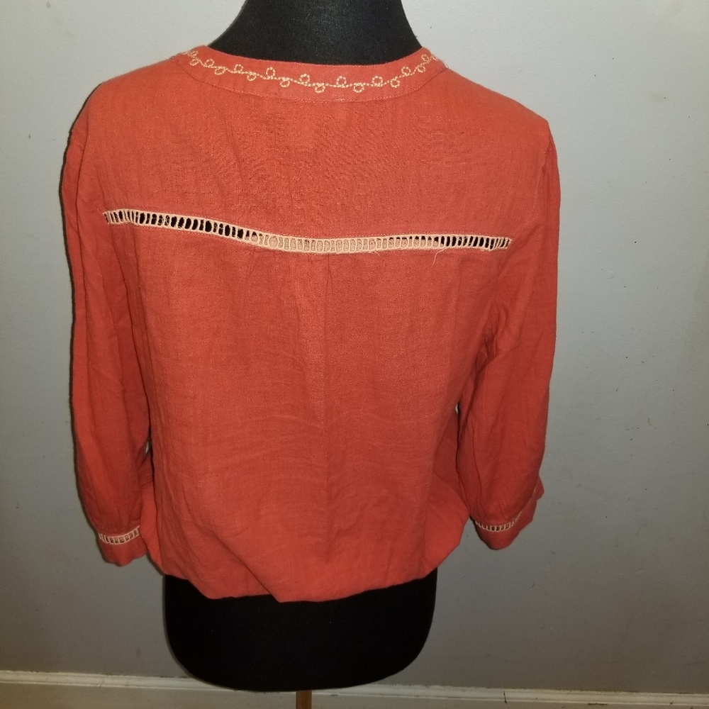 Vintage America coral top small - Picture 5 of 6